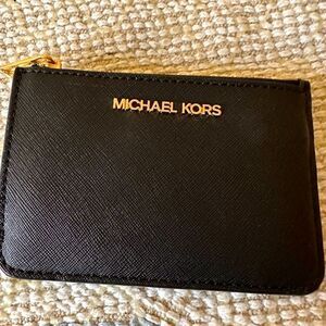 Michael Kors Jet Set Travel Small Top Zip Coin Pouch with ID Holder